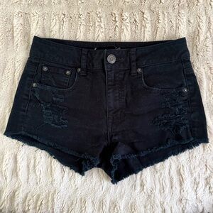 American Eagle Outfitters Black Jean Shorts